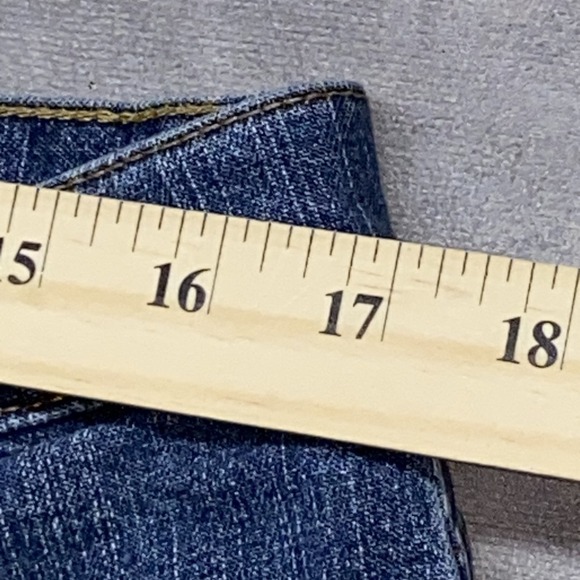 Lee Riders Jeans Womens 18M Blue Denim Straight Leg Classic Five-Pocket Stretch - Picture 12 of 16